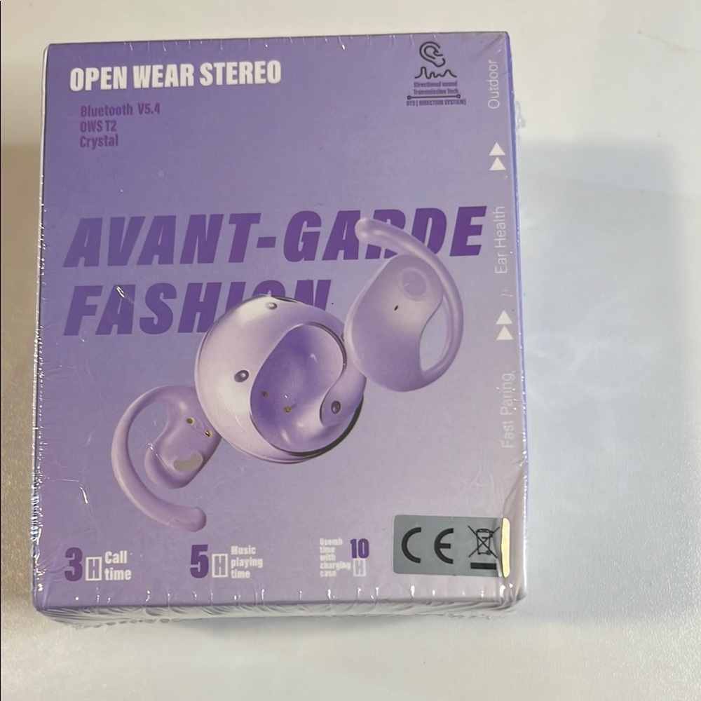 Avant-Garde Fashion On-Ear Headphones - Purple